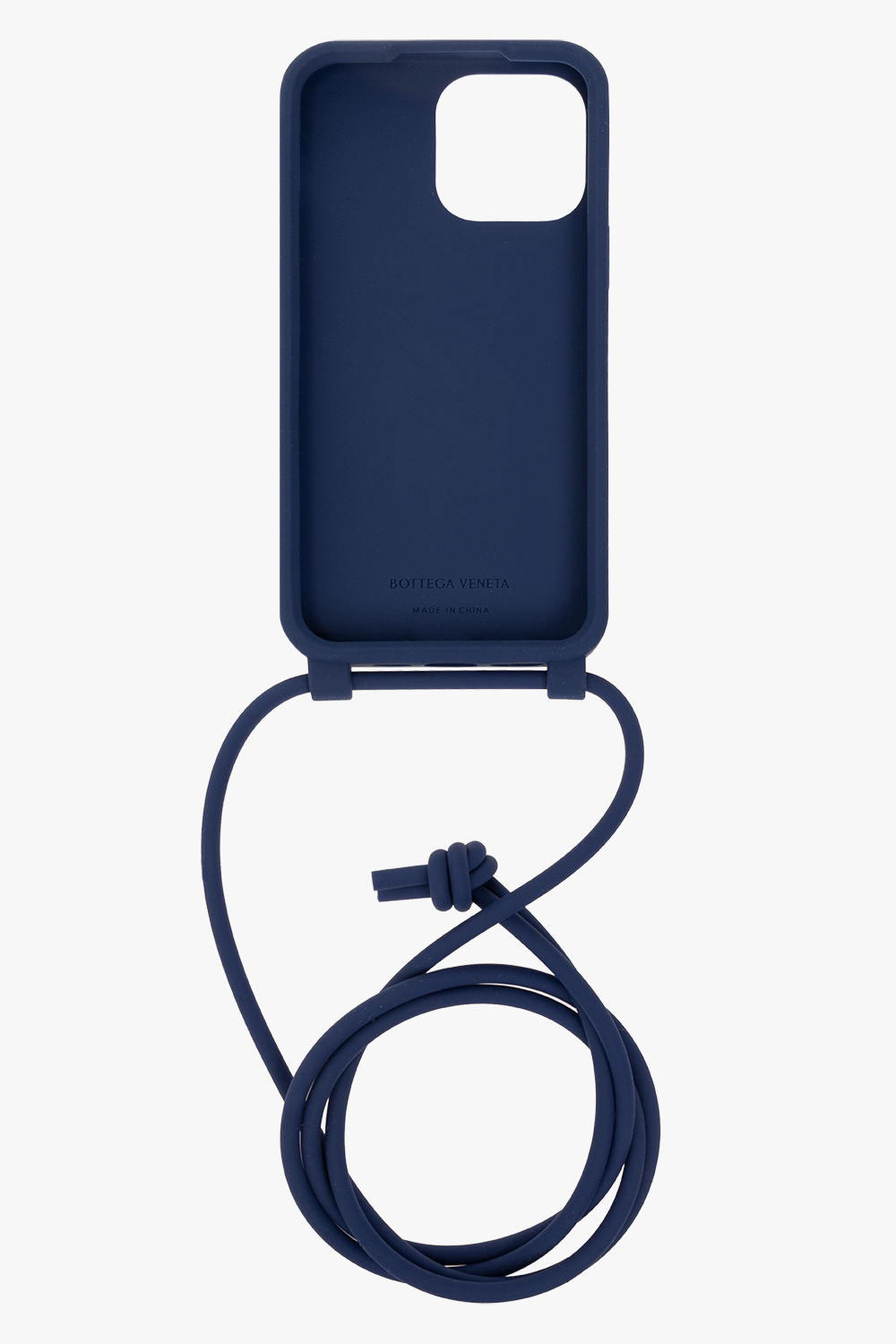 Navy blue iPhone 14 Pro Max case bottega double-buckle Veneta 